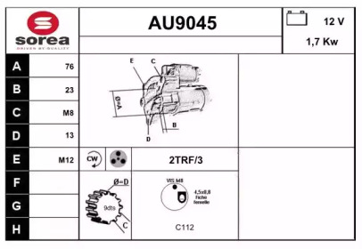 SNRA AU9045