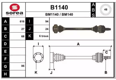 SNRA B1140