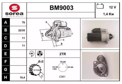 SNRA BM9003