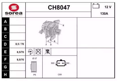 SNRA CH8047