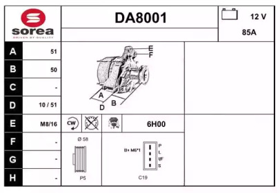 SNRA DA8001