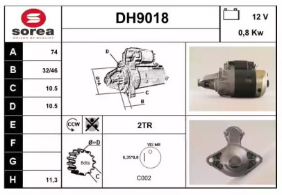 SNRA DH9018