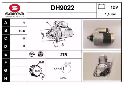 SNRA DH9022