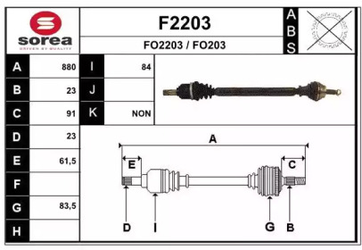 SNRA F2203