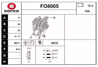 SNRA FO8005