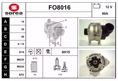 SNRA FO8016