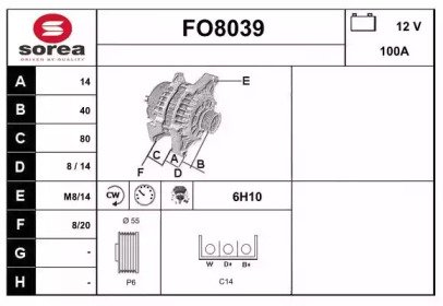 SNRA FO8039