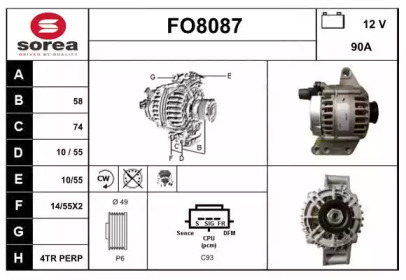 SNRA FO8087