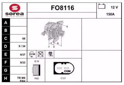 SNRA FO8116