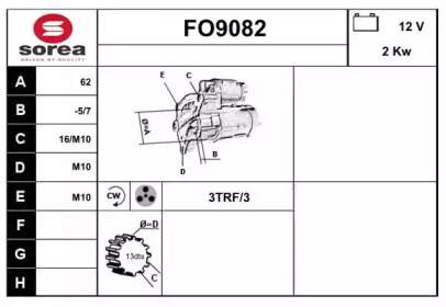 SNRA FO9082