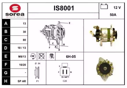 SNRA IS8001