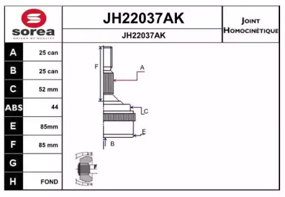 SNRA JH22037AK