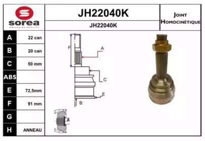 SNRA JH22040K