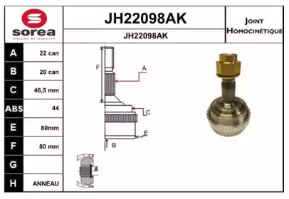 SNRA JH22098AK