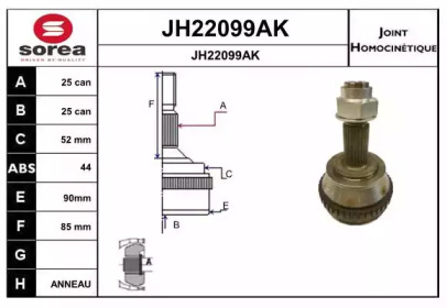 SNRA JH22099AK