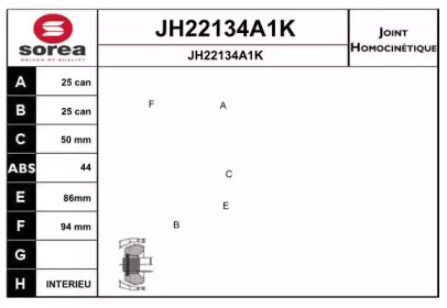 SNRA JH22134A1K