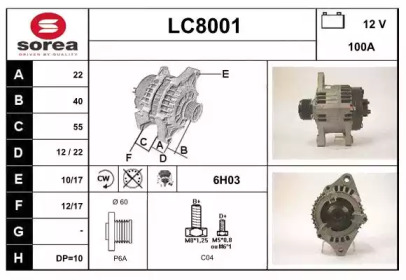 SNRA LC8001