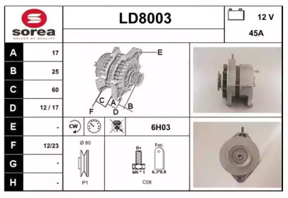 SNRA LD8003