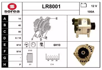 SNRA LR8001