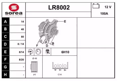 SNRA LR8002