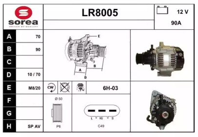 SNRA LR8005