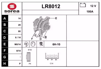 SNRA LR8012