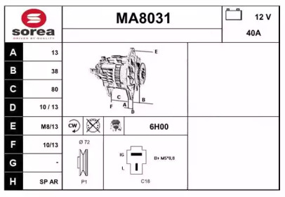 SNRA MA8031