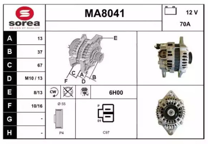 SNRA MA8041