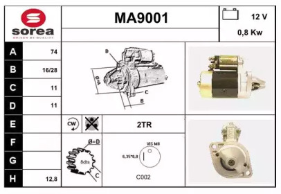 SNRA MA9001