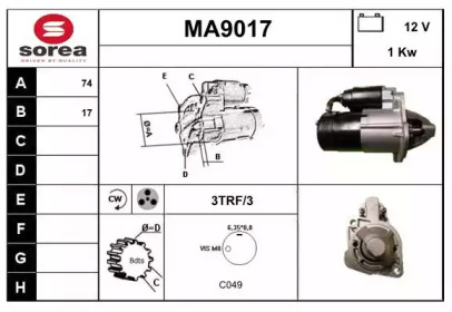 SNRA MA9017