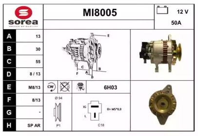 SNRA MI8005