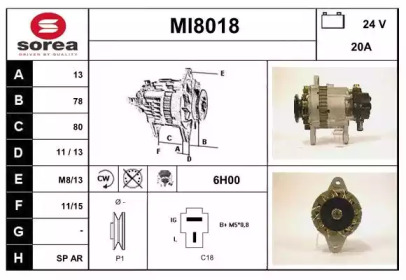 SNRA MI8018