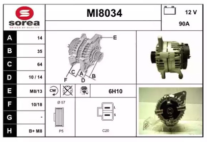 SNRA MI8034