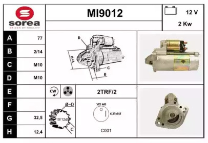 SNRA MI9012