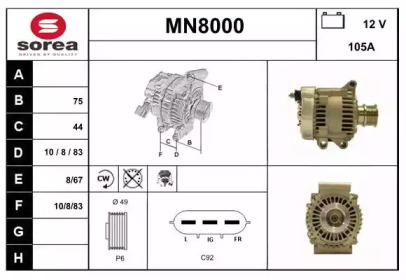 SNRA MN8000