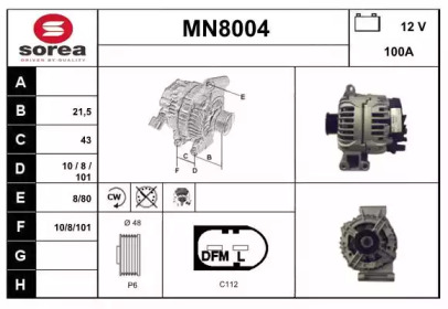 SNRA MN8004