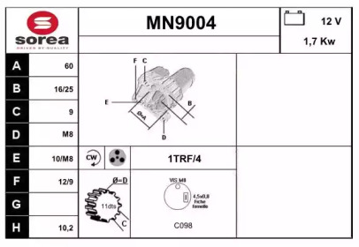 SNRA MN9004