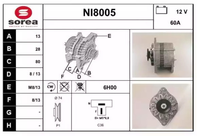 SNRA NI8005