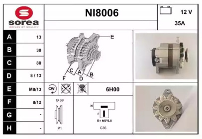 SNRA NI8006