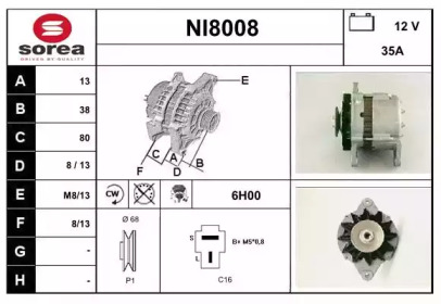 SNRA NI8008