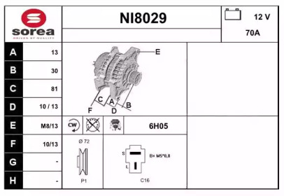 SNRA NI8029