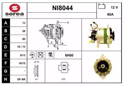 SNRA NI8044