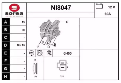 SNRA NI8047