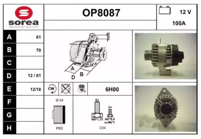 SNRA OP8087