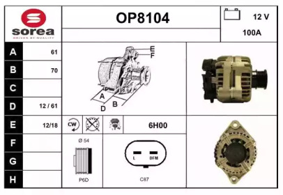 SNRA OP8104