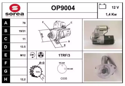 SNRA OP9004