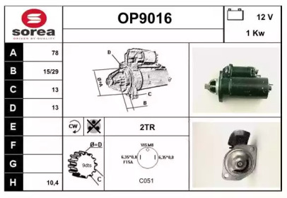 SNRA OP9016