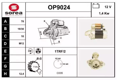 SNRA OP9024