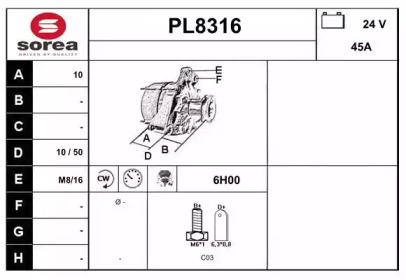 SNRA PL8316