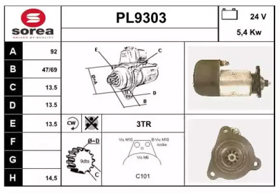 SNRA PL9303